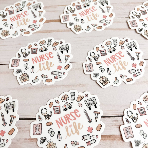 Nurse Life Sticker-MODE-Couture-Boutique-Womens-Clothing