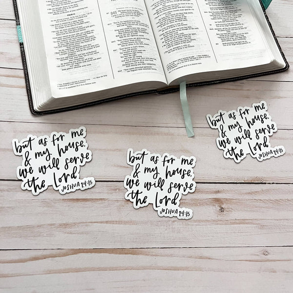 Christian magnet | Fridge magnets | Joshua 24:15 magnet-MODE-Couture-Boutique-Womens-Clothing