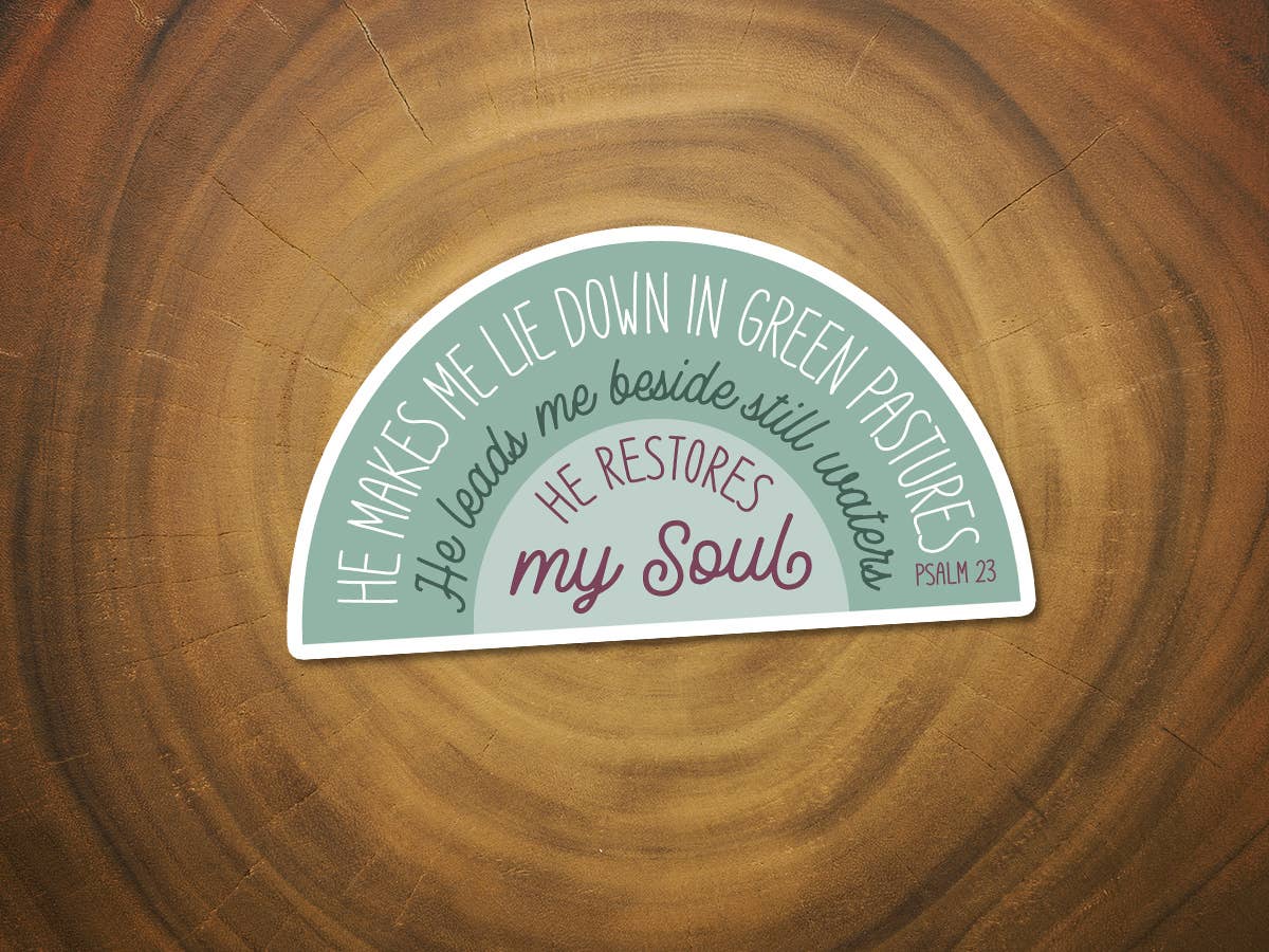 The Lord's Prayer | Psalm 23 | Christian Scripture Sticker-MODE-Couture-Boutique-Womens-Clothing