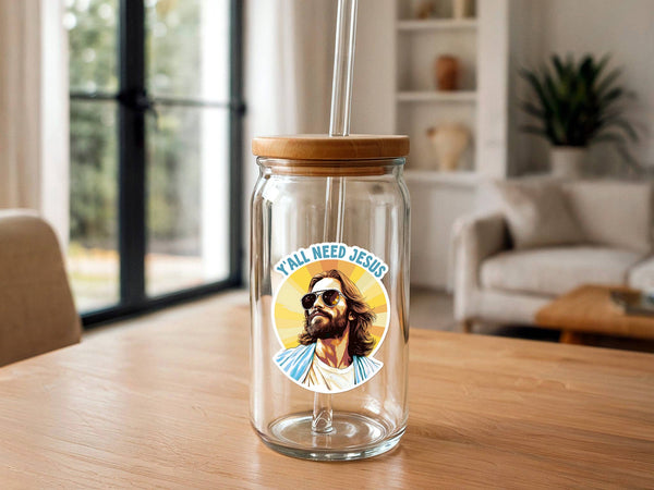 Y'all Need Jesus | Funny Sticker | Christian Sticker | Vinyl-MODE-Couture-Boutique-Womens-Clothing