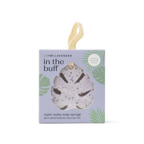 Lemon Lavender In The Buff Super Sudsy Soap Sponge-BEAUTY-MODE-Couture-Boutique-Womens-Clothing