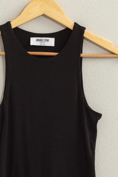 MIDNIGHT CONTOUR BODYSUIT IN BLACK-Tops-MODE-Couture-Boutique-Womens-Clothing