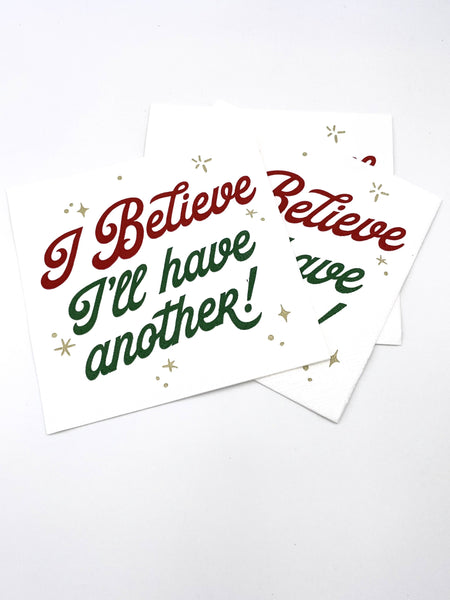Funny Christmas Cocktail Napkins | Have Another - 20ct: Default Title-MODE-Couture-Boutique-Womens-Clothing