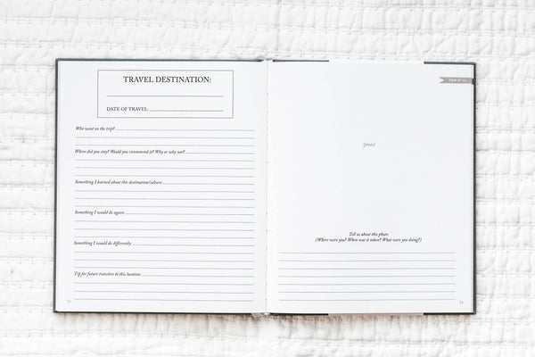 Travel Journal | Adventure Keepsake | Trip Adventure Book: Sage Green-MODE-Couture-Boutique-Womens-Clothing