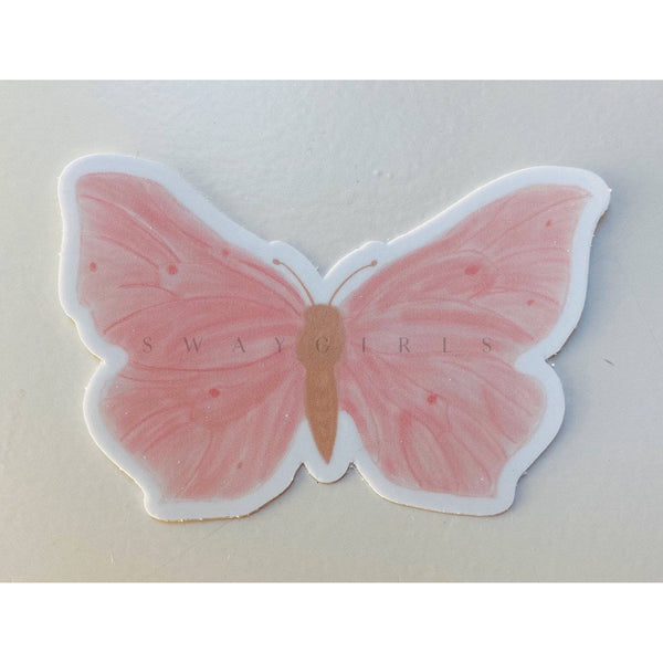 Pink Butterfly Sticker-MODE-Couture-Boutique-Womens-Clothing