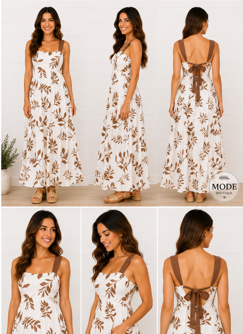 SAIL AWAY WITH ME MAXI DRESS IN CREAM