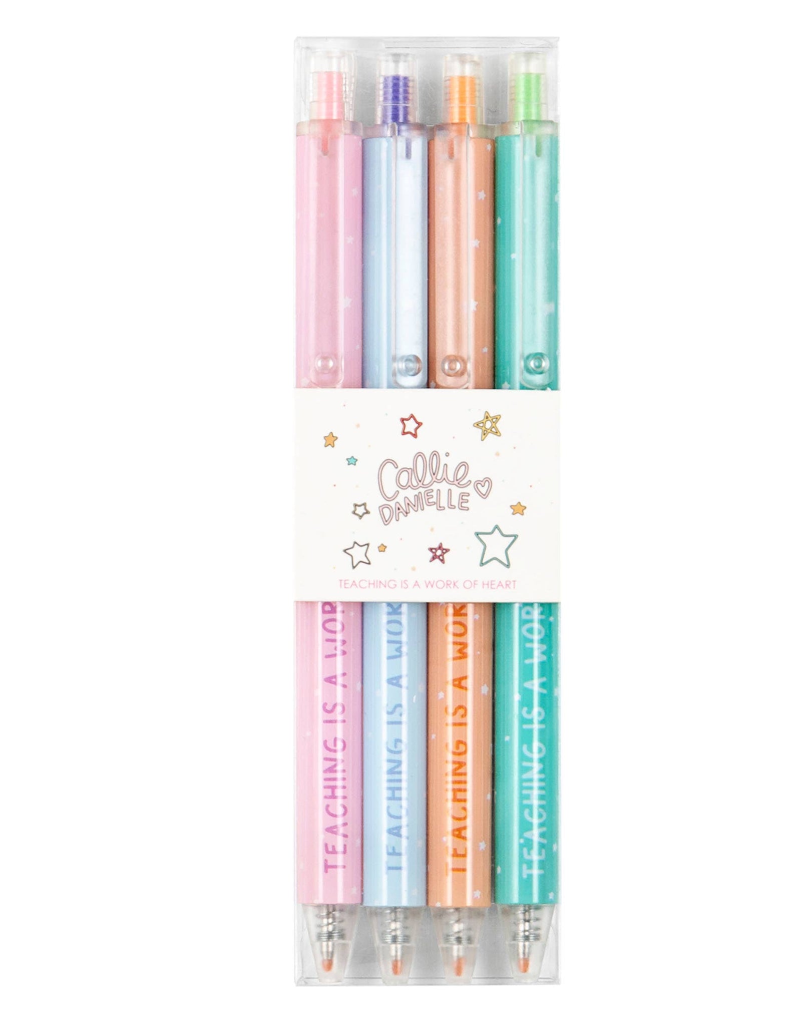 Teaching Is A Work Of Heart Pen Set-MODE-Couture-Boutique-Womens-Clothing