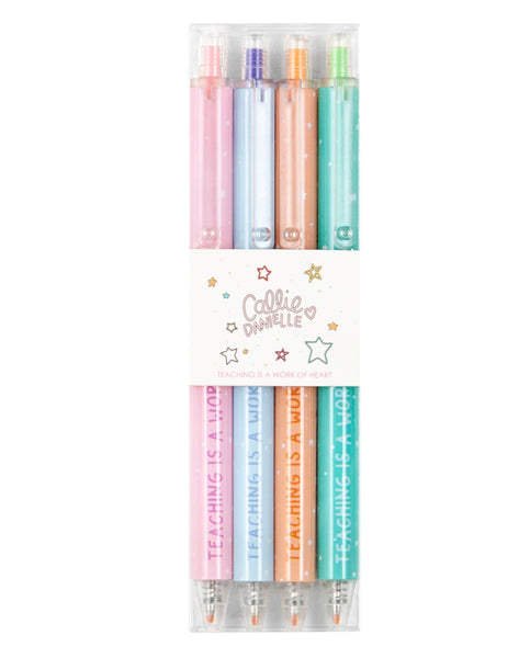 Teaching Is A Work Of Heart Pen Set-MODE-Couture-Boutique-Womens-Clothing