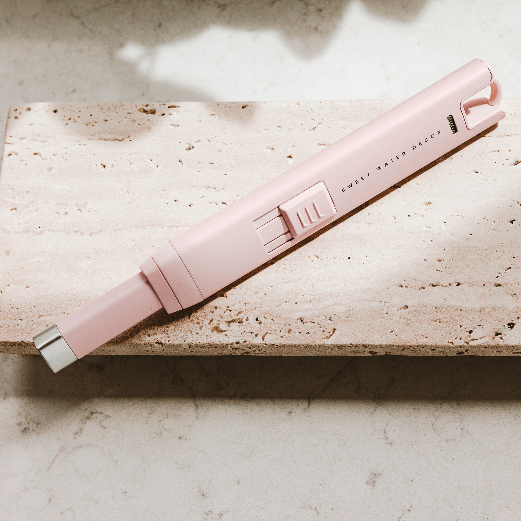 PINK RECHARGEABLE ELECTRIC LIGHTER-CANDLES-MODE-Couture-Boutique-Womens-Clothing