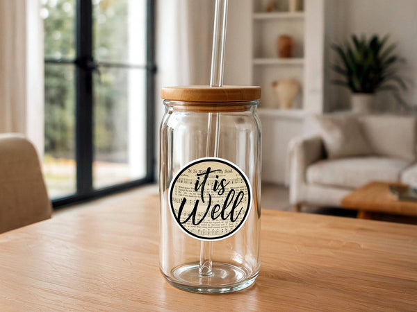 It Is Well With My Soul (Nostalgic) | Christian Hymn Sticker-MODE-Couture-Boutique-Womens-Clothing