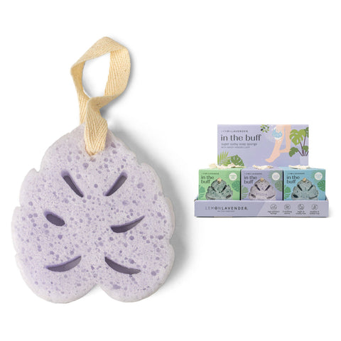 Lemon Lavender In The Buff Super Sudsy Soap Sponge-BEAUTY-MODE-Couture-Boutique-Womens-Clothing