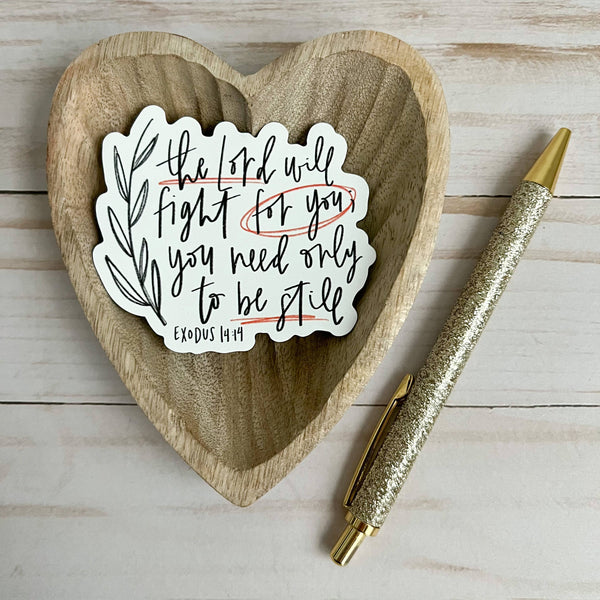 Exodus 14:14 Be still magnet | Christian fridge magnets-MODE-Couture-Boutique-Womens-Clothing
