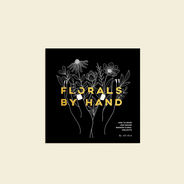 Florals By Hand: How to Draw Modern Floral Projects: Spiral Bound-MODE-Couture-Boutique-Womens-Clothing