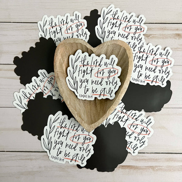 Exodus 14:14 Be still magnet | Christian fridge magnets-MODE-Couture-Boutique-Womens-Clothing