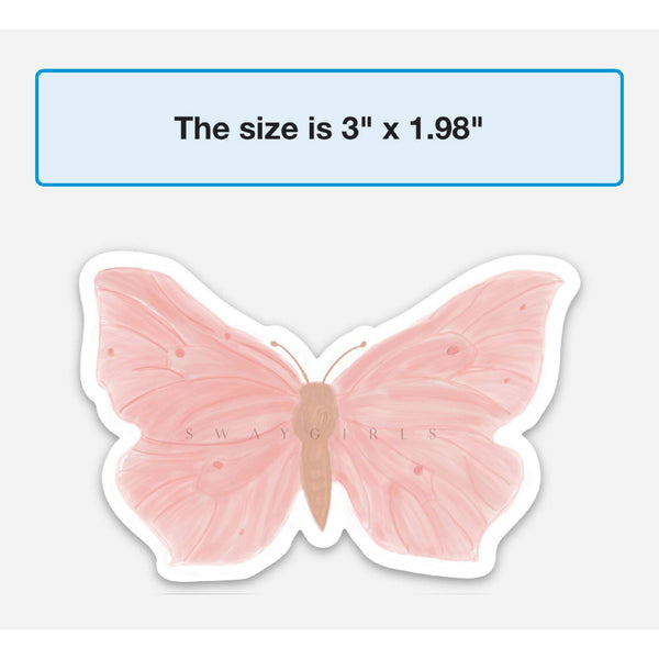 Pink Butterfly Sticker-MODE-Couture-Boutique-Womens-Clothing