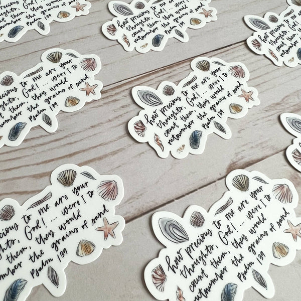 Psalm 139 Sticker | Christian stickers | Faith decals-MODE-Couture-Boutique-Womens-Clothing