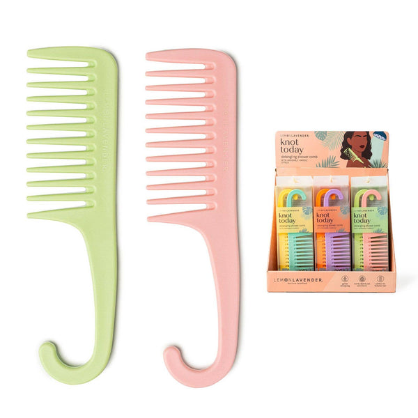 Lemon Lavender Knot Today Detangling Shower Comb-MODE-Couture-Boutique-Womens-Clothing