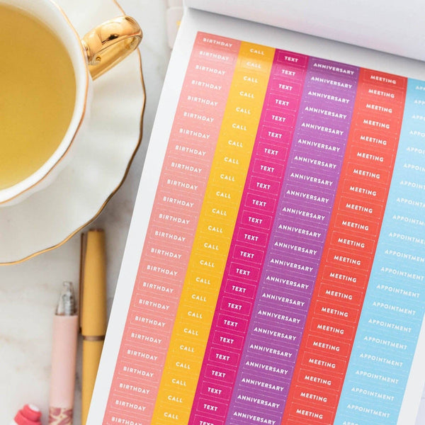 PLANNER STICKER BOOK - 1ST EDITION l-MODE-Couture-Boutique-Womens-Clothing