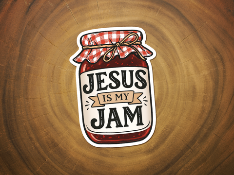 Jesus Is My Jam | Funny Christian Sticker | Southern-MODE-Couture-Boutique-Womens-Clothing