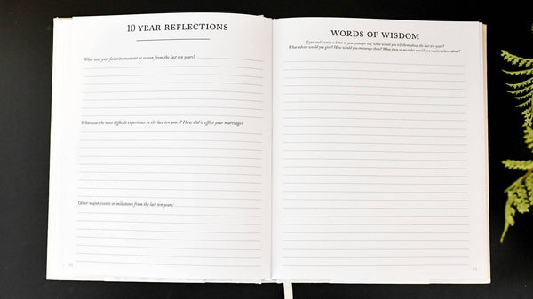 Anniversary Journal | Wedding Book | Gift for Wife or Spouse: Taupe-MODE-Couture-Boutique-Womens-Clothing