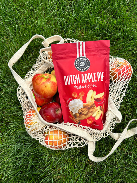 POP DADDY DUTCH APPLE PIE SEASONED PRETZELS 7.5 OZ-pretzels-MODE-Couture-Boutique-Womens-Clothing