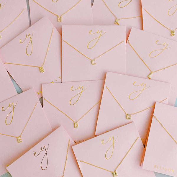 UNDERSTATED BEAUTY INITIAL NECKLACE IN GOLD-NECKLACE-MODE-Couture-Boutique-Womens-Clothing