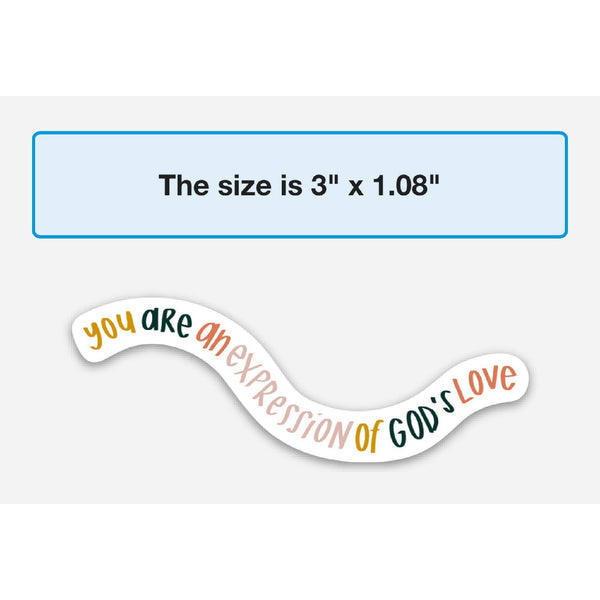 Expression of God's Love Sticker-MODE-Couture-Boutique-Womens-Clothing