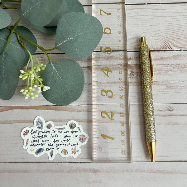 Psalm 139 Sticker | Christian stickers | Faith decals-MODE-Couture-Boutique-Womens-Clothing