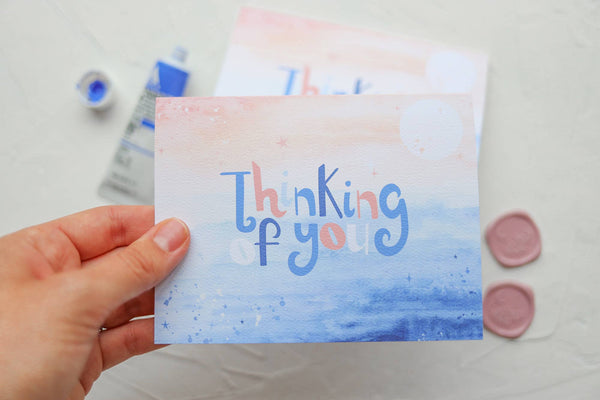 Thinking of you seascape card-greeting card-MODE-Couture-Boutique-Womens-Clothing