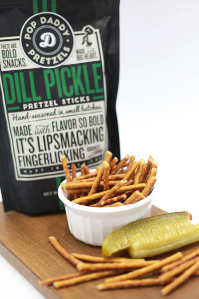 Pop Daddy – Dill Pickle Seasoned Pretzels 7.5oz-pretzels-MODE-Couture-Boutique-Womens-Clothing