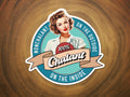 Nonchalant / 100% Chalant | Funny Sticker | Vintage Woman-MODE-Couture-Boutique-Womens-Clothing