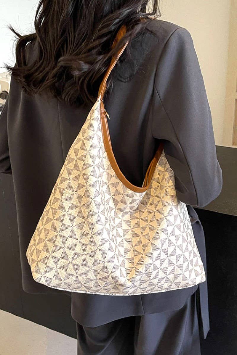 VEGAN LEATHER BOHEME HOBO SHOULDER BAG IN NEUTRAL-BAGS-MODE-Couture-Boutique-Womens-Clothing