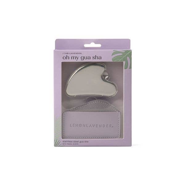 Lemon Lavender Oh My Guash Stainless Steel Gua Sha-BEAUTY-MODE-Couture-Boutique-Womens-Clothing