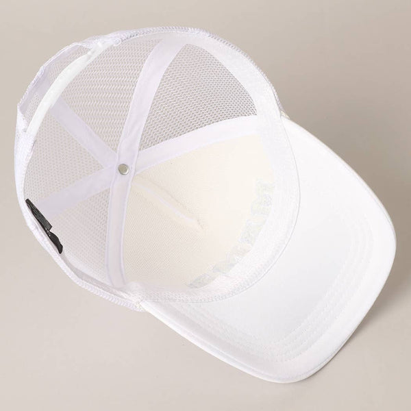 Pink MAMA Chenille Patched Trucker Cap-MODE-Couture-Boutique-Womens-Clothing