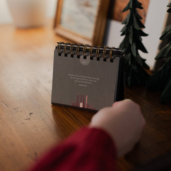 The Wonder of His Love | Daily Encouragement Flip Calendar for the Advent Season-MODE-Couture-Boutique-Womens-Clothing