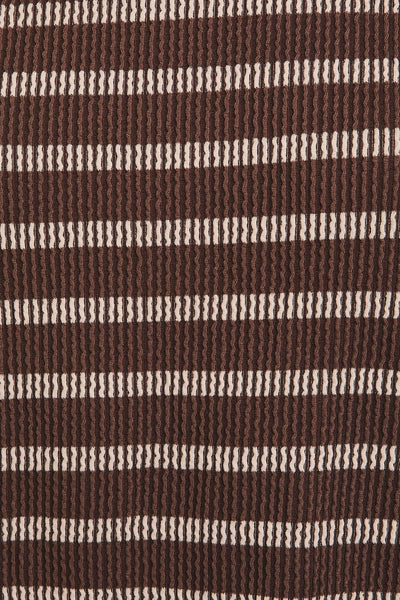CAMDEN STRIPE KNIT TOP IN BROWN/CREAM-Tops-MODE-Couture-Boutique-Womens-Clothing