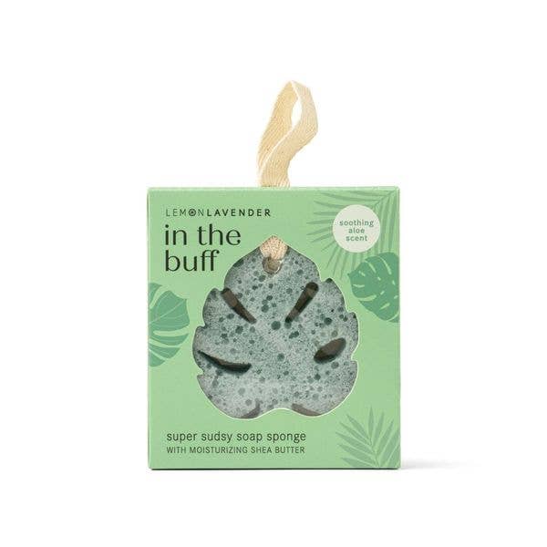 Lemon Lavender In The Buff Super Sudsy Soap Sponge-BEAUTY-MODE-Couture-Boutique-Womens-Clothing