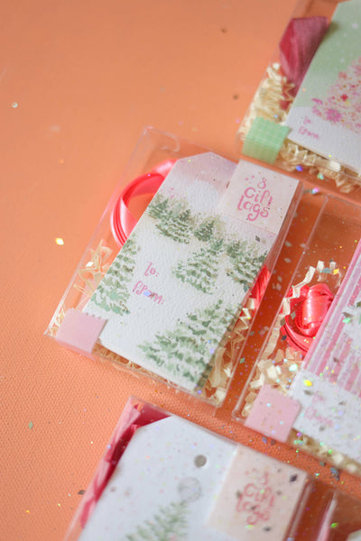 HOLIDAY TREE FARM GIFT TAG SET-MODE-Couture-Boutique-Womens-Clothing