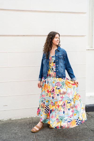 SANTA MARIA BAMBI MAXI IN MULTI-Dresses-MODE-Couture-Boutique-Womens-Clothing