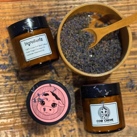 COW CREME 100% GRASS FED BEEF TALLOW-SKINCARE-MODE-Couture-Boutique-Womens-Clothing
