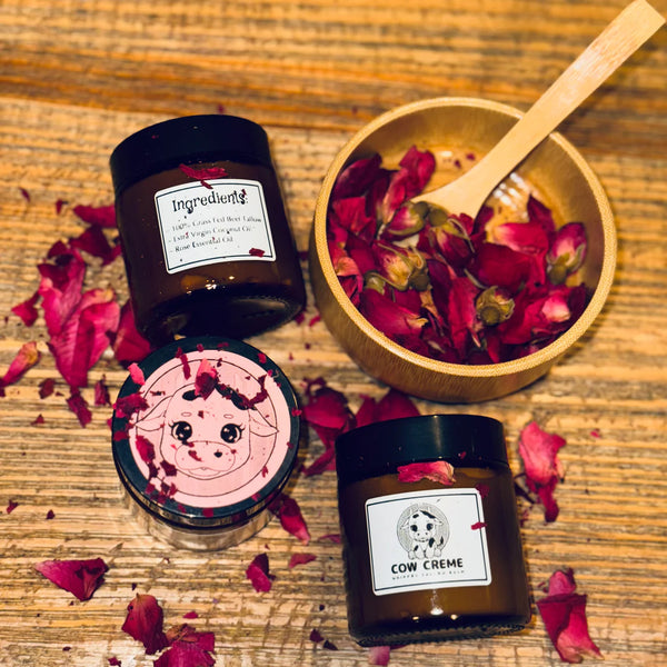 COW CREME 100% GRASS FED BEEF TALLOW-SKINCARE-MODE-Couture-Boutique-Womens-Clothing