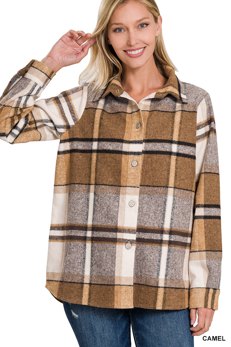 FALLING FOR YOU OVERSIZED LONGLINE PLAID SHACKET IN CAMEL-SHACKET-MODE-Couture-Boutique-Womens-Clothing