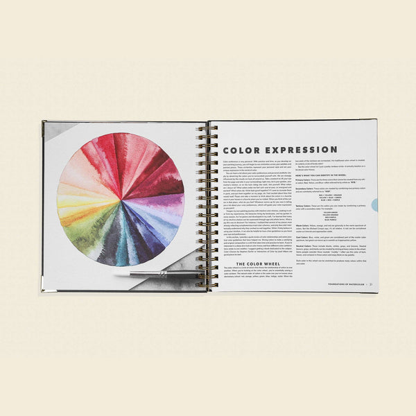How-to Watercolor Book: Modern Watercolor Botanical (Spiral)-MODE-Couture-Boutique-Womens-Clothing