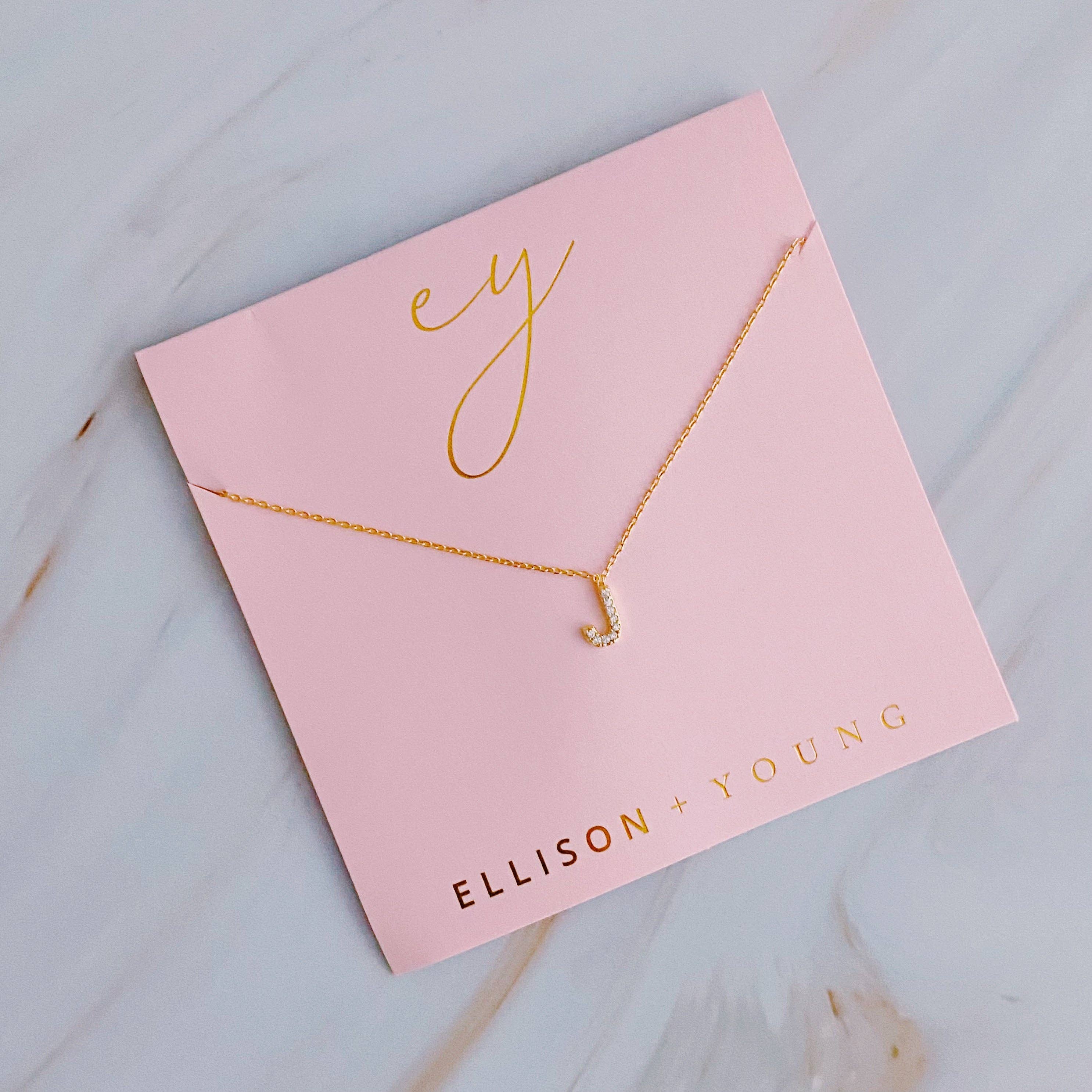 UNDERSTATED BEAUTY INITIAL NECKLACE IN GOLD-NECKLACE-MODE-Couture-Boutique-Womens-Clothing