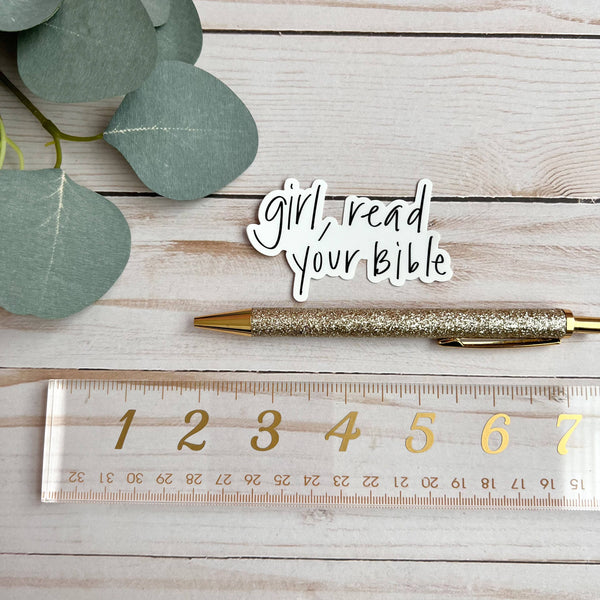 Girl Read Your Bible Sticker-MODE-Couture-Boutique-Womens-Clothing