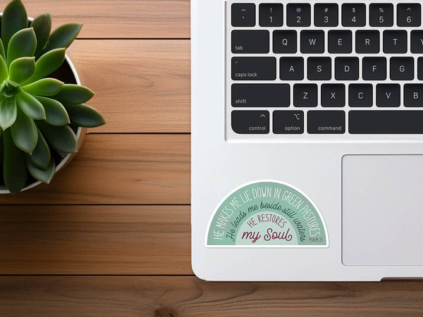The Lord's Prayer | Psalm 23 | Christian Scripture Sticker-MODE-Couture-Boutique-Womens-Clothing