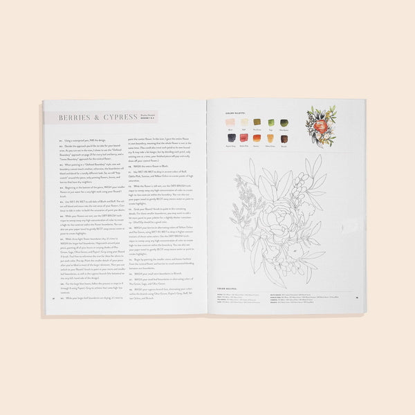 Watercolor Workbook: 30-Minute Beginner Projects-MODE-Couture-Boutique-Womens-Clothing