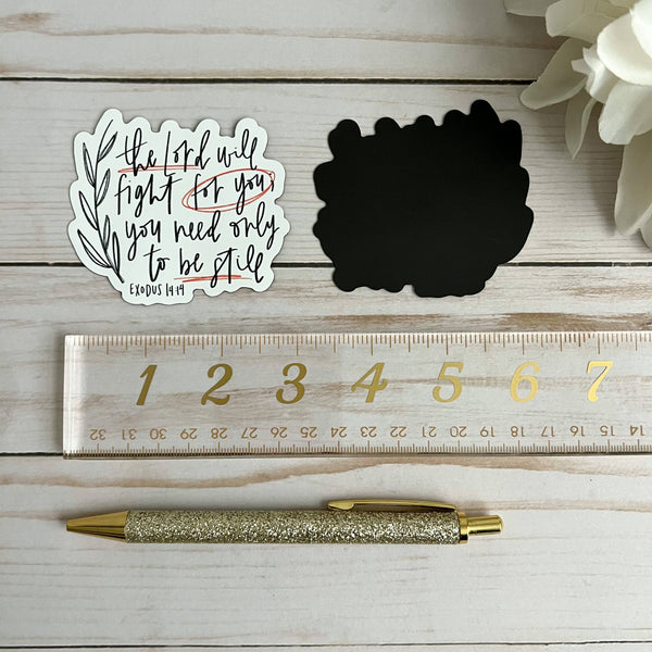 Exodus 14:14 Be still magnet | Christian fridge magnets-MODE-Couture-Boutique-Womens-Clothing