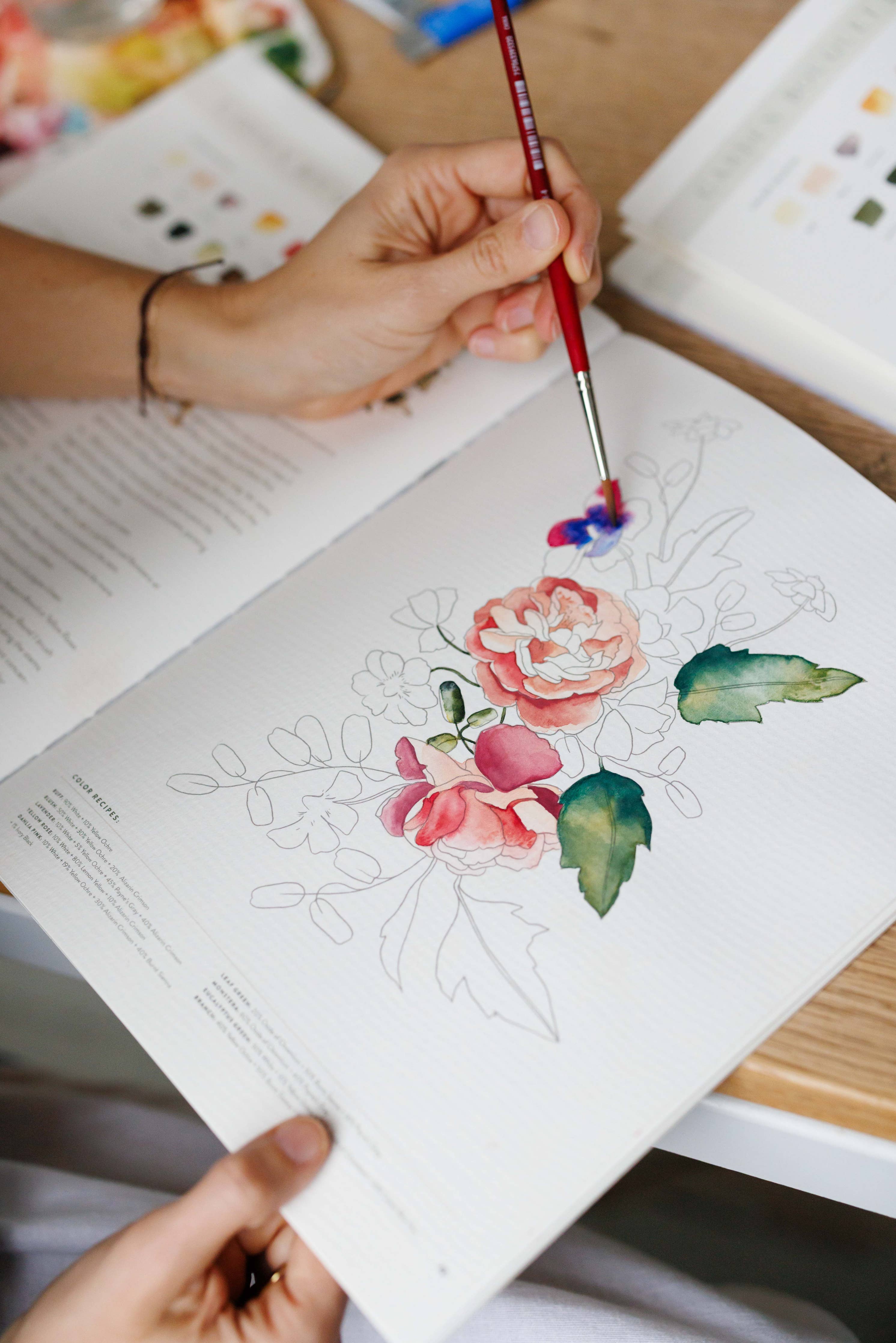 Watercolor Workbook: 30-Minute Beginner Projects-ACTIVITY BOOK-MODE-Couture-Boutique-Womens-Clothing