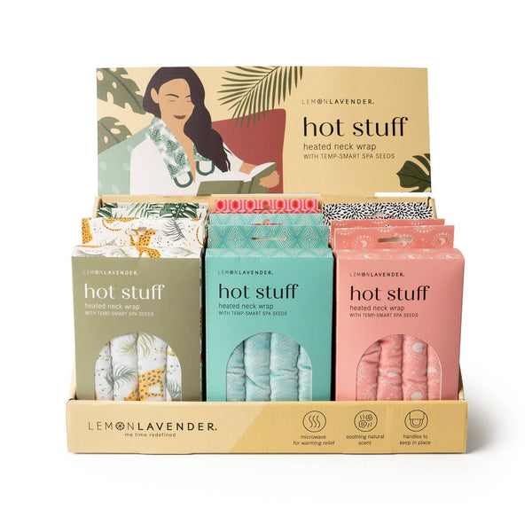 Lemon Lavender Hot Stuff Heated Neck Wrap-MODE-Couture-Boutique-Womens-Clothing